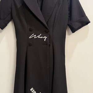 Alexander Wang Black Double-Breasted Dress